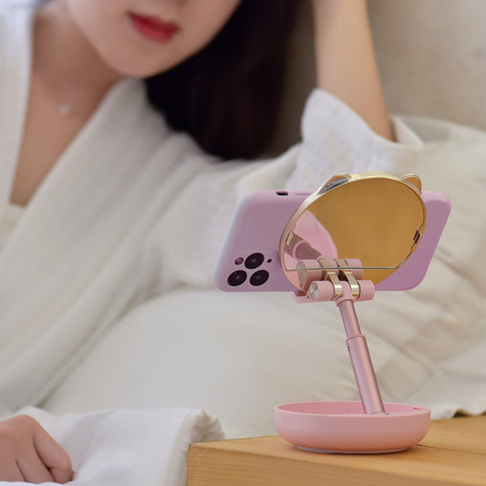 Foldable Phone Holder and Mirror